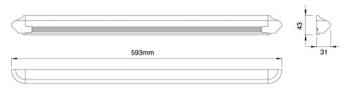 Labcraft Astro LED Awning Light - WHITE - LL2CW500 - Caravan / Motorhome - Foto 9